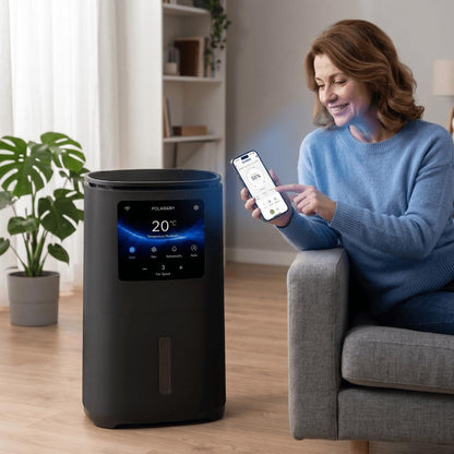 PolarAir – Mobiles Klimagerät 18.000 BTU Kühlen & Heizen (schwarz)